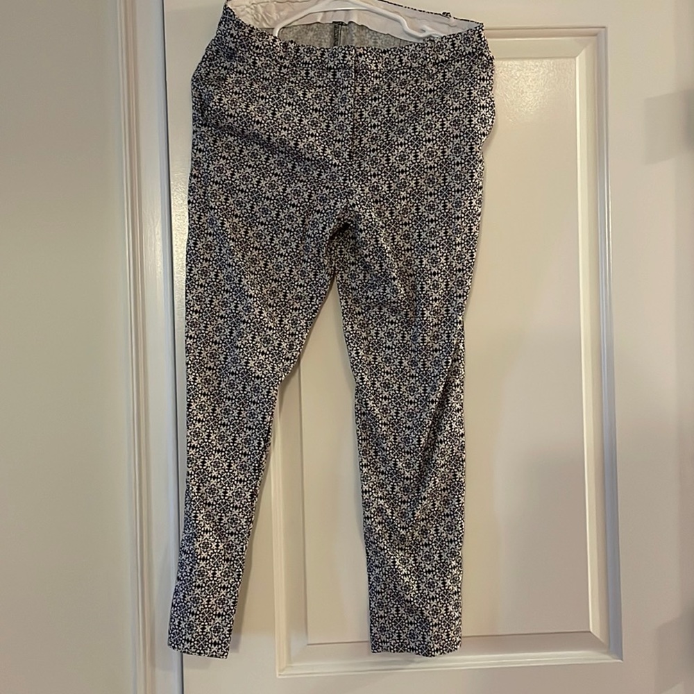 Professional patterned pants, womens, size 10